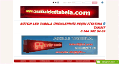 Desktop Screenshot of canakkaleledtabela.com