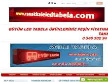 Tablet Screenshot of canakkaleledtabela.com
